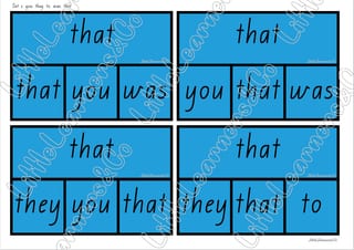 Tricky Word Match Activity (VIC font) - image 5 of 5