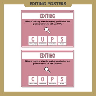 Writing Process Posters | Planning, Drafting, Revising, Editing & Publishing Anchor Charts - image 4 of 8