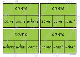Tricky Word Match Activity (VIC font) - image 3 of 5