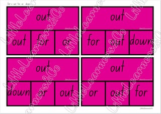 Tricky Word Match Activity (NSW font) - image 5 of 5