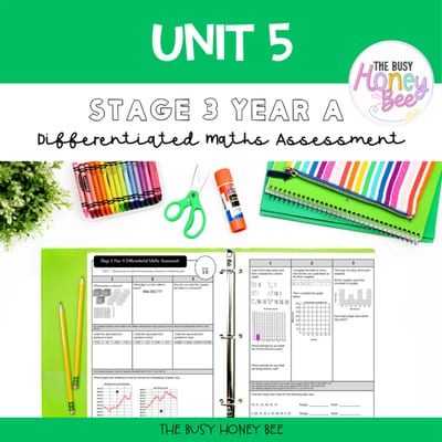 Stage 3 Year A Differentiated Maths Assessment Unit 5