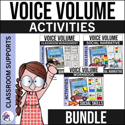 CLASSROOM VOICE VOLUME Workbook Activities Social BUNDLE