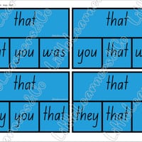 Tricky Word Match Activity (ACT font) - thumbnail 5 of 5