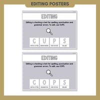 Writing Process Posters | Planning, Drafting, Revising, Editing & Publishing Anchor Charts - thumbnail 4 of 8