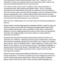 Mathematics - Unit 4 A Year in Our Lives - LESSON PLANS - Year 1 - thumbnail 2 of 4