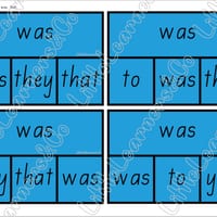 Tricky Word Match Activity (TAS font) - thumbnail 3 of 5