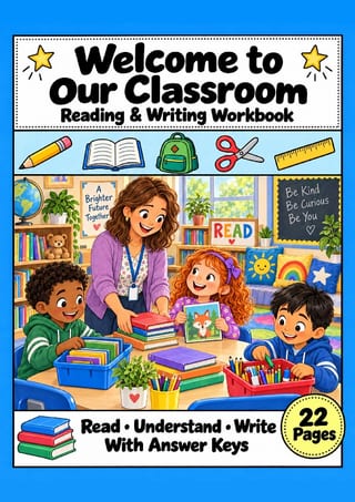 Classroom Vocabulary Reading & Writing Workbook | Grades 1–2 ELA ESL - image 1 of 4