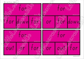 Tricky Word Match Activity (TAS font) - image 5 of 5